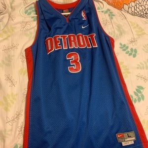 Pistons #3 Wallace Jersey